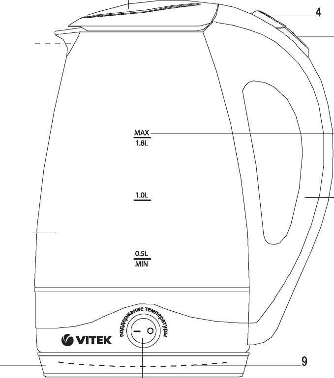 Чайник Vitek VT-7034 TR