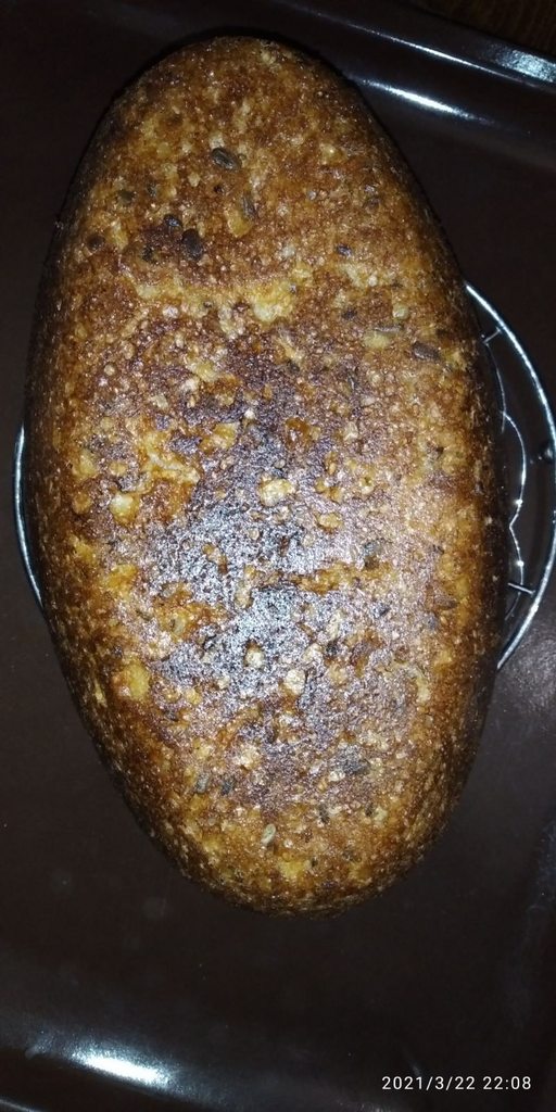 Шведский ночной хлеб  «Ленивка»  (без замеса)