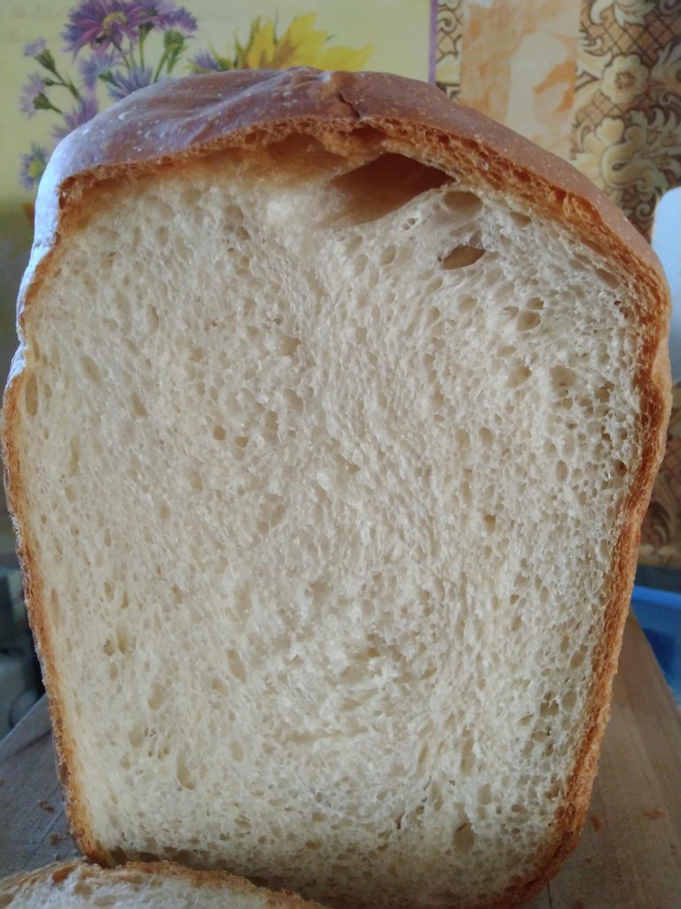 Хлеб пшеничный простой на кефире (духовка)