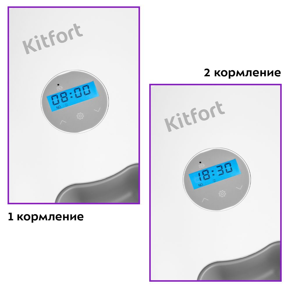 Умные кормушки для животных Kitfort КТ-2079, КТ-2080, КТ-2081 и КТ-2084
