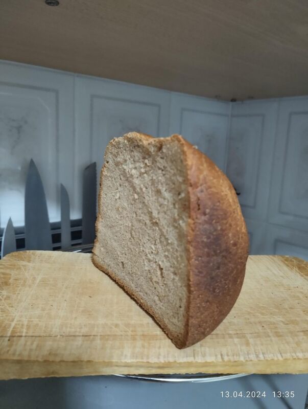 Самый маленький хлеб (из 200-250 гр муки) в хлебопечке Panasonic 25**
