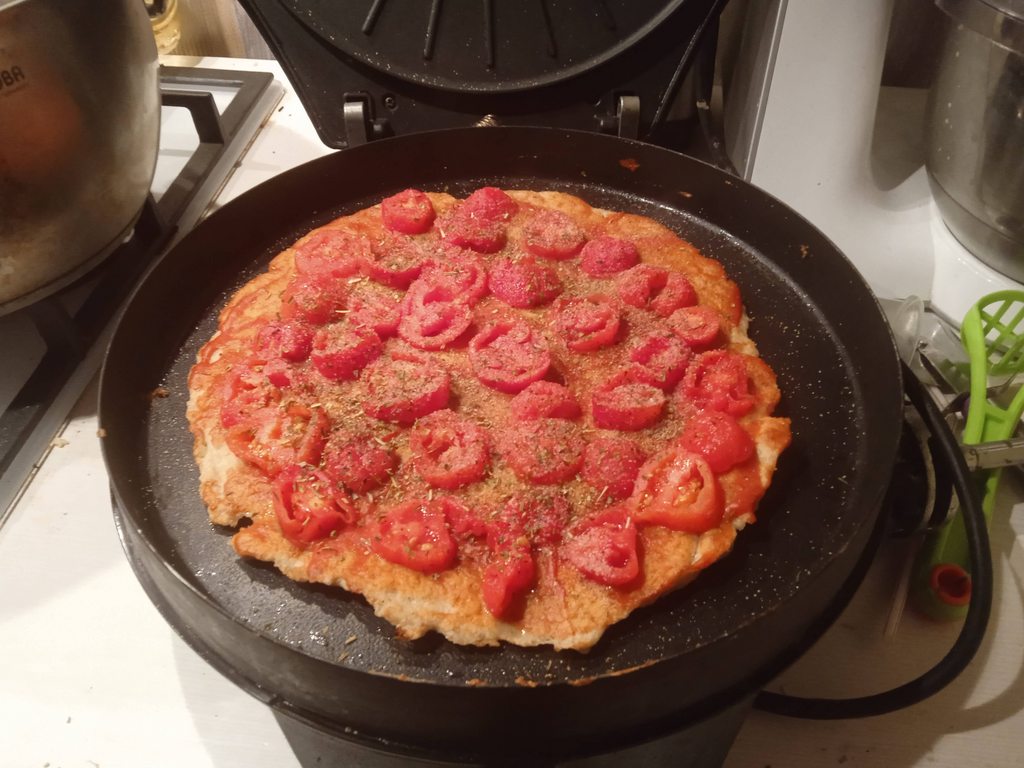 Высокобелковая «пицца» без муки
