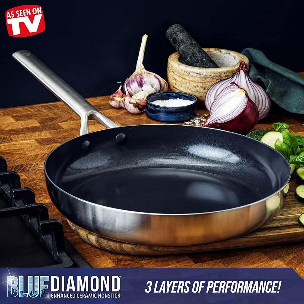 Сковородки Blue Diamond Triple Steel с алмазным напылением