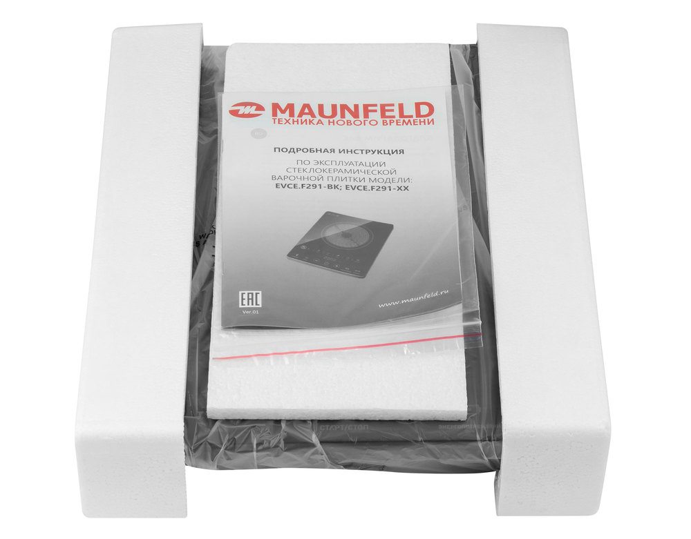 Электрическая стеклокерамическая плитка Maunfeld EVCE.F291-BK