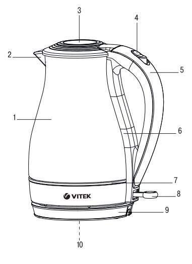 Чайник Vitek VT-1155