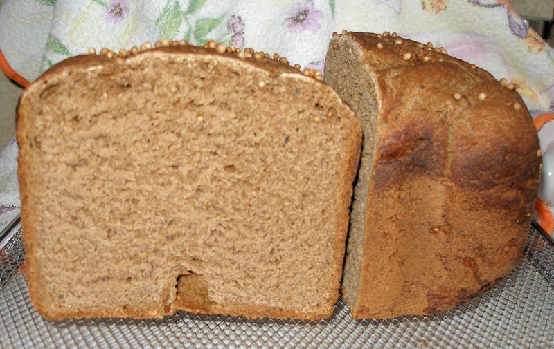 Бородинский хлеб в хлебопечке Panasonic SD-B2510 (+видео)