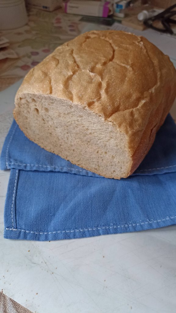 Быстрый пшеничный хлеб с цельнозерновой мукой (вес буханки 400 г)