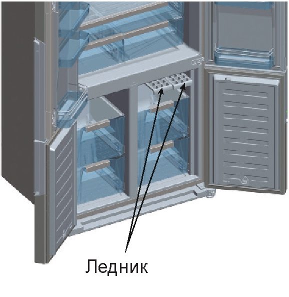 Холодильник с морозильной камерой Jacky's JR FI526V со встроенным вакууматором
