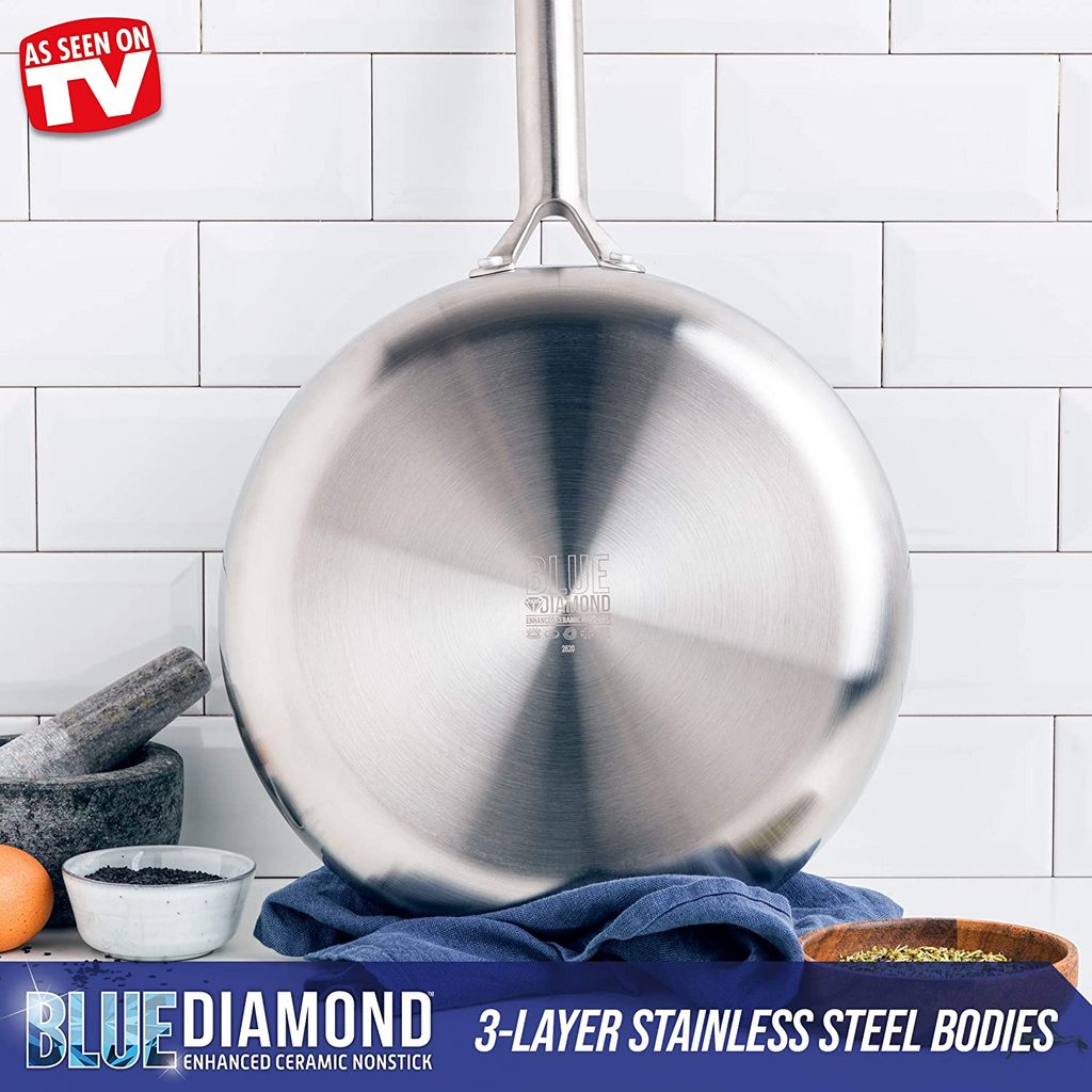 Сковородки Blue Diamond Triple Steel с алмазным напылением