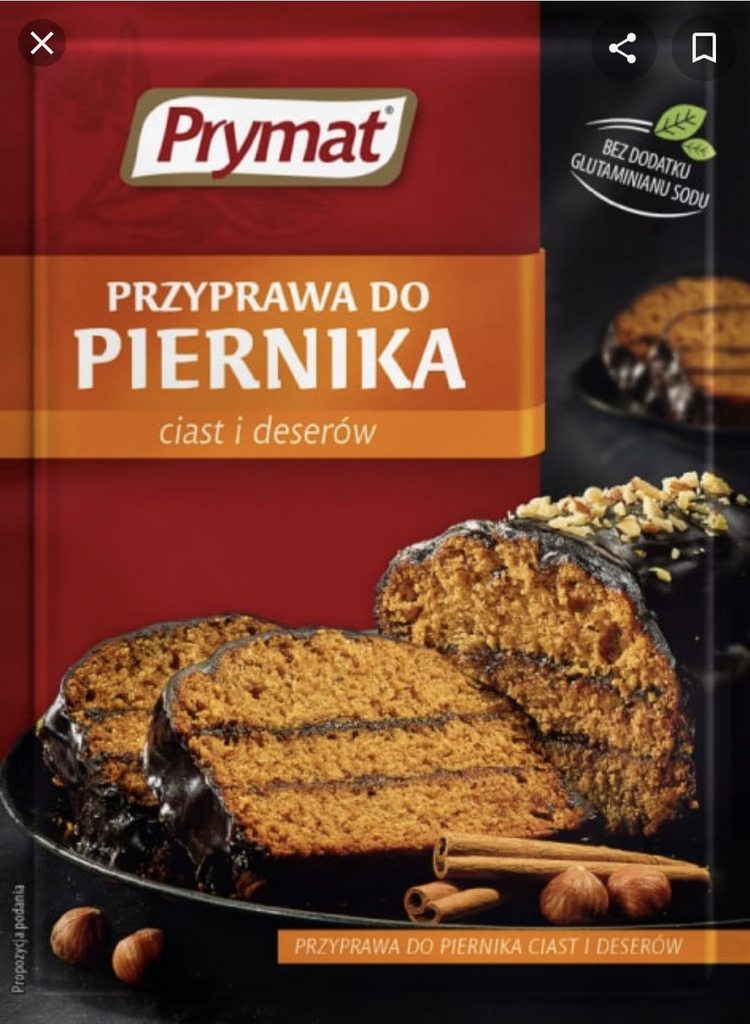 Польский рождественский пирог-пряник