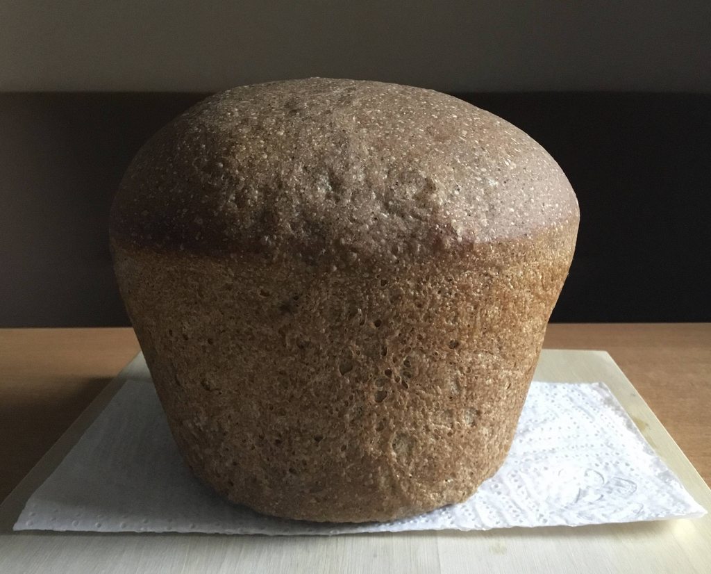 Хлебопечь Gorenje BM910WII.  Выпечка хлеба в нештатной форме.